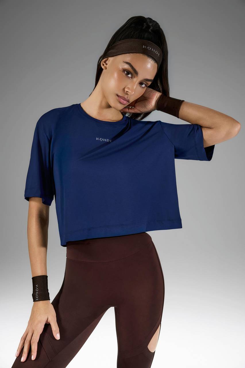 Blusa Tshirt Malha Leve - Marinho BLU0050MAR