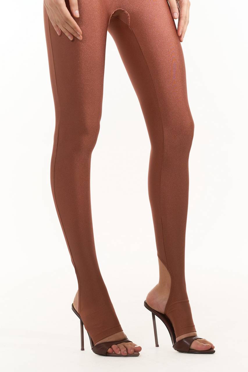 Calça Lycra Com Pezinho - Bronze CAL0173-BZ