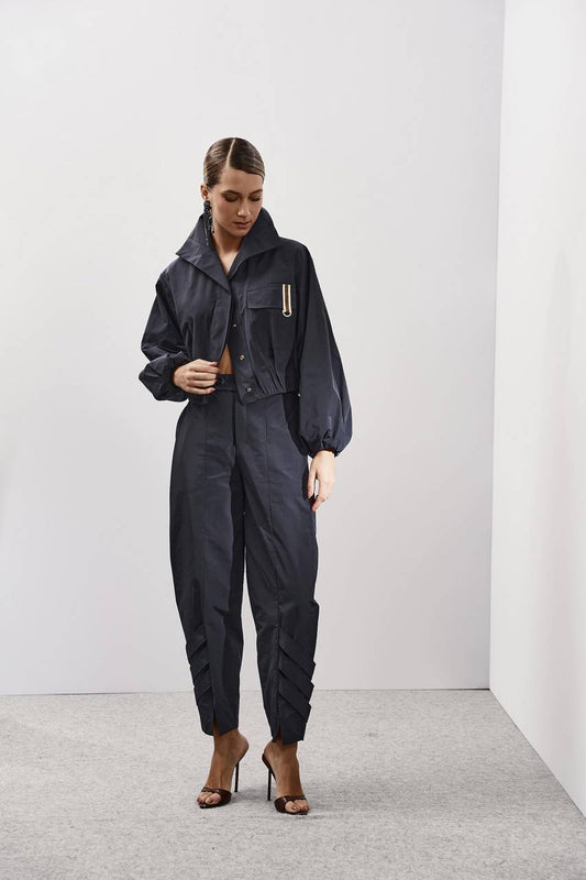 Jaqueta Nylon Gola Alta - Marinho JAQ0010MAR