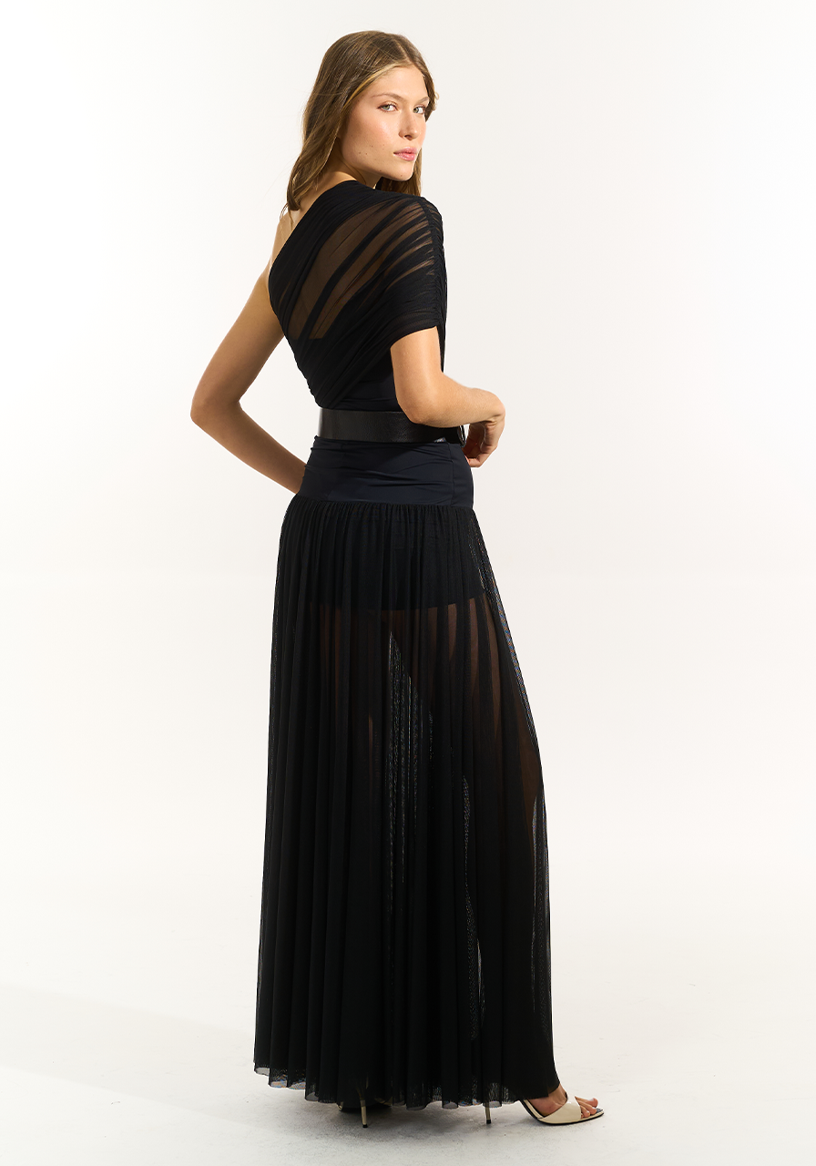 Saia Longa Tule - Preto SAI0058PTO
