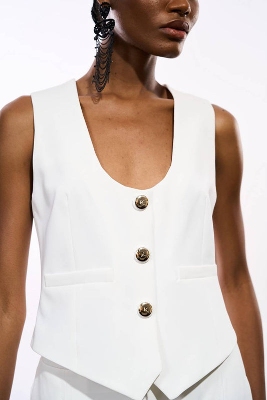 Colete Alfaiataria Fluid - Off White COL0030OFF