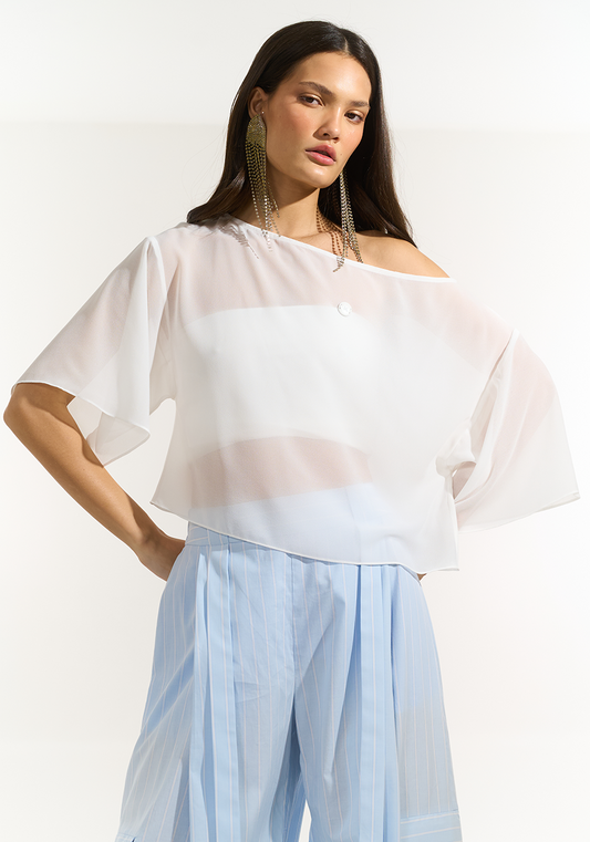 Blusa Over - Off White BLU0145OFF