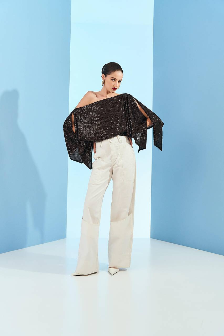 Blusa Paete Envelope - Marrom BLU0084MRO