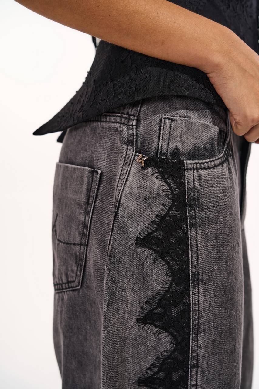 Calça Jeans Black Slouchy - Jeans Black CAL0159JEANS BLAC