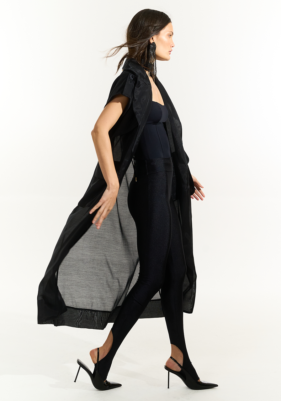 Casaco Trench Coat - Preto CAS0021PTO