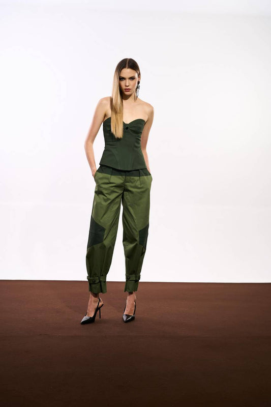 Top Corselet Sarja - Verde Militar