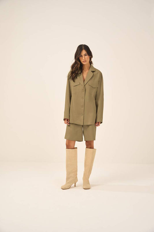 Bermuda Linho - Verde Musgo BER0002VDMG