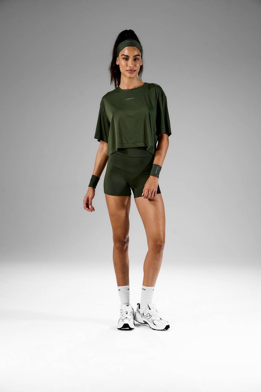 Short Power Fit - Verde Militar SHO0007VDMT