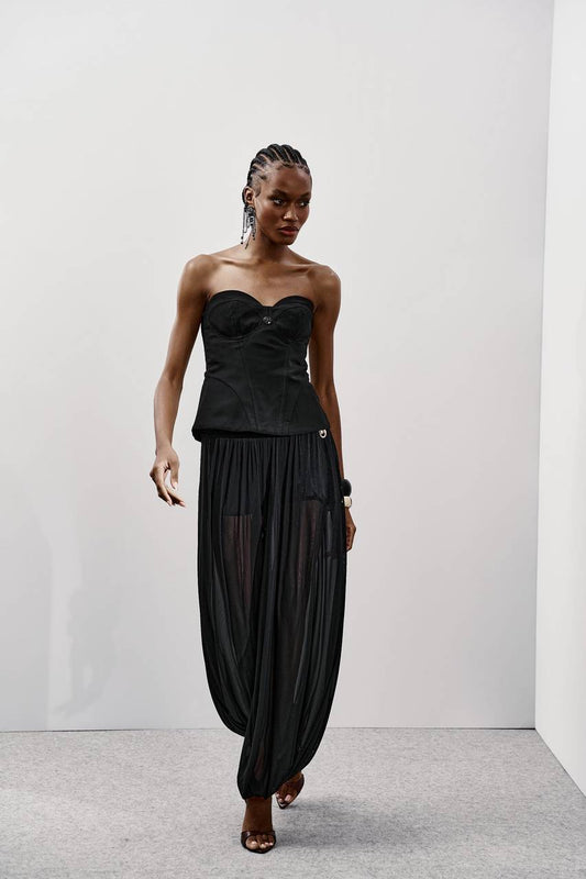 Calça Aladim Tule - Preto CAL0155PTO