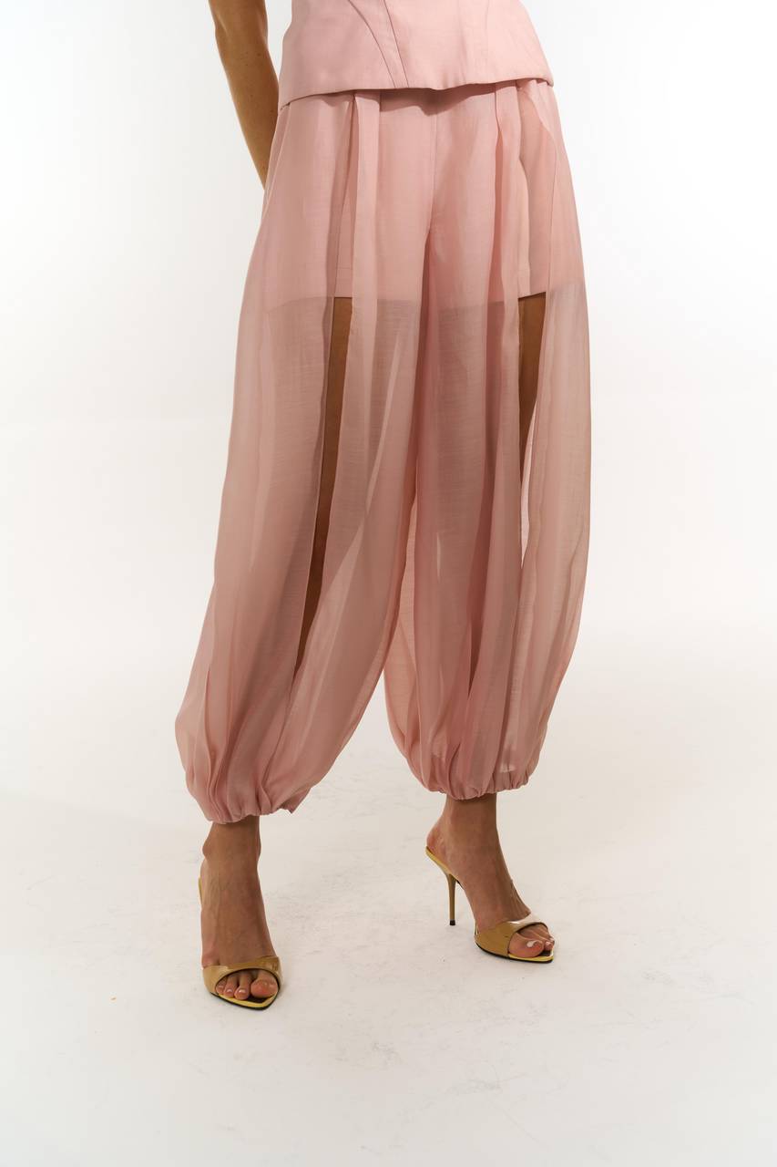 Calça Maxi Bolso - Rose CAL0172RS