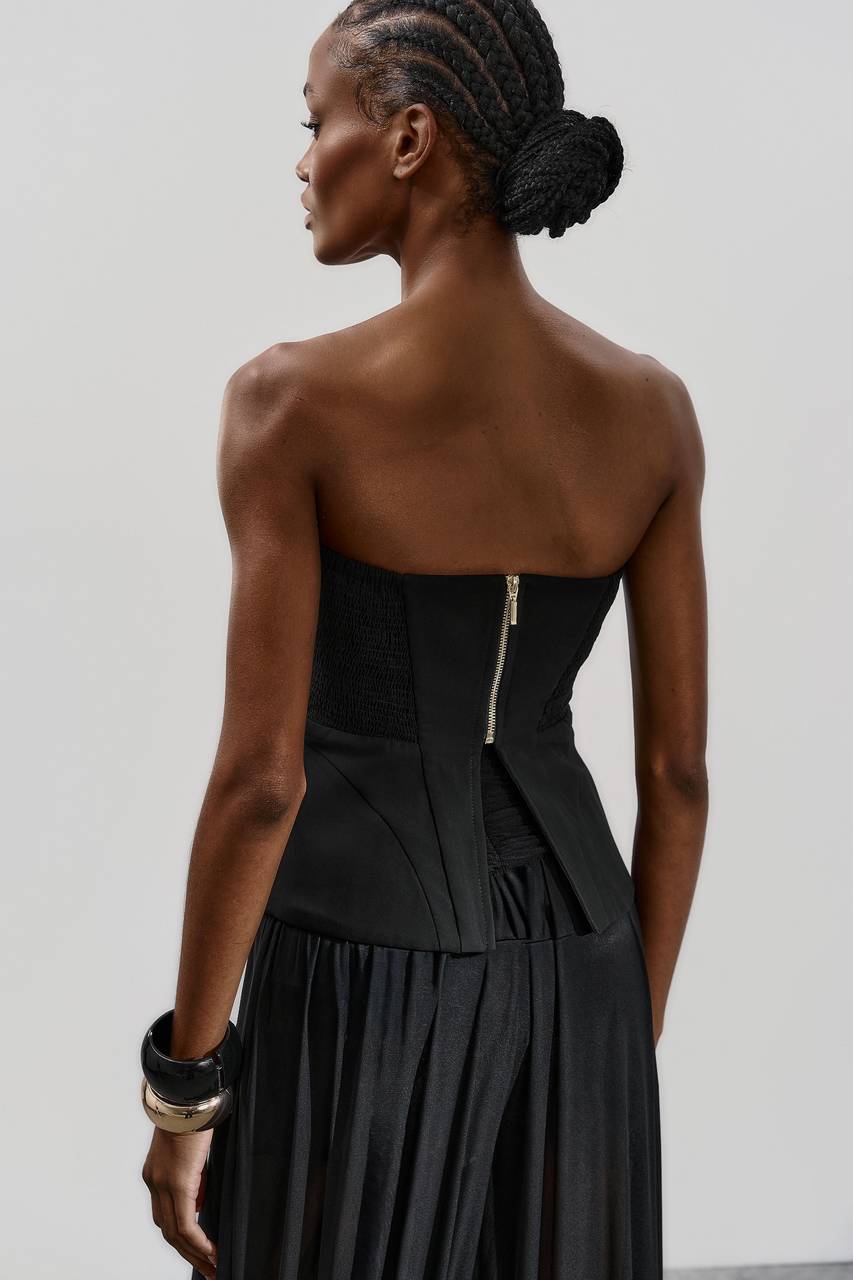 Top Corselet Estruturado - Preto TOP0057PTO