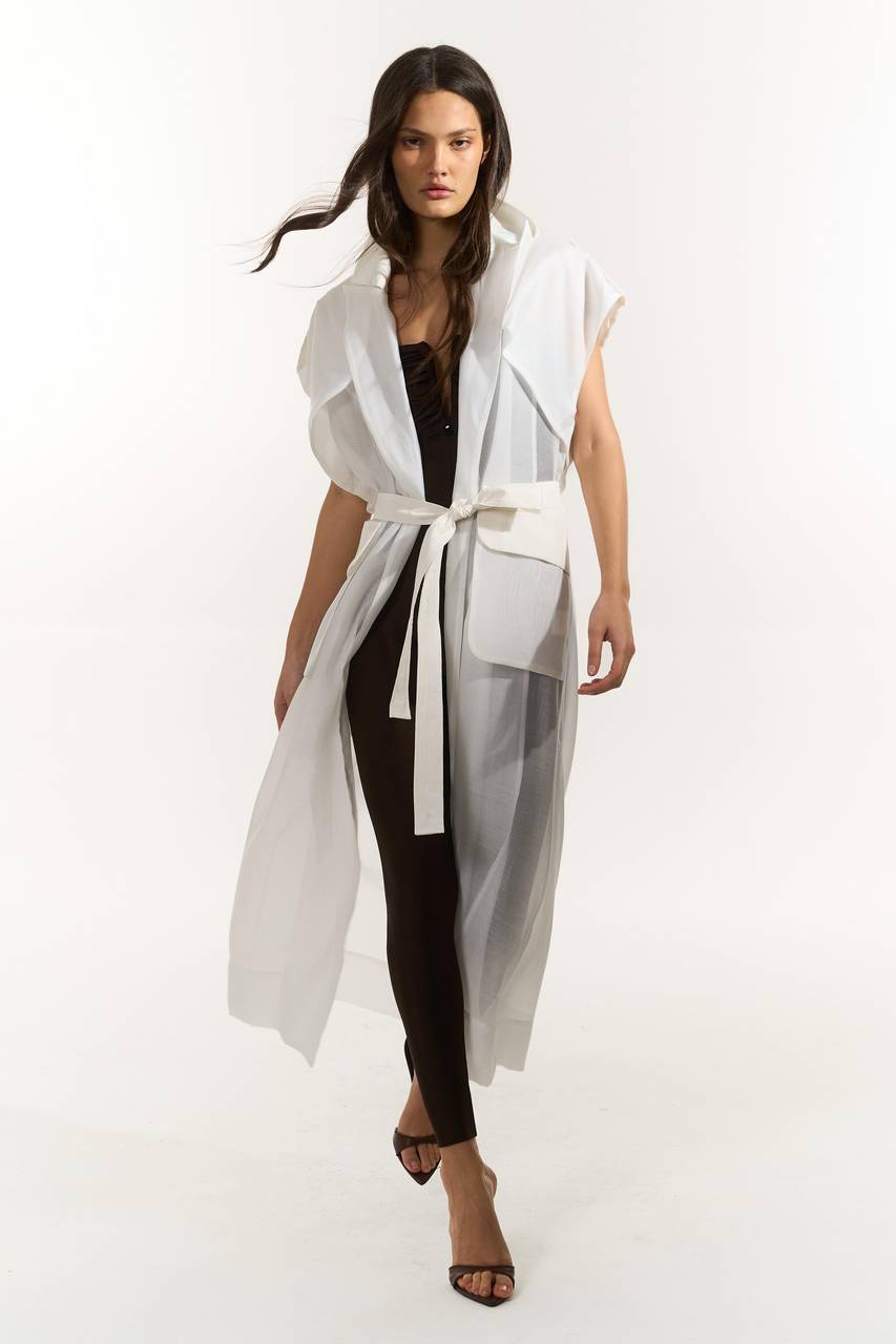 Casaco Trench Coat - Off White CAS0021OFF