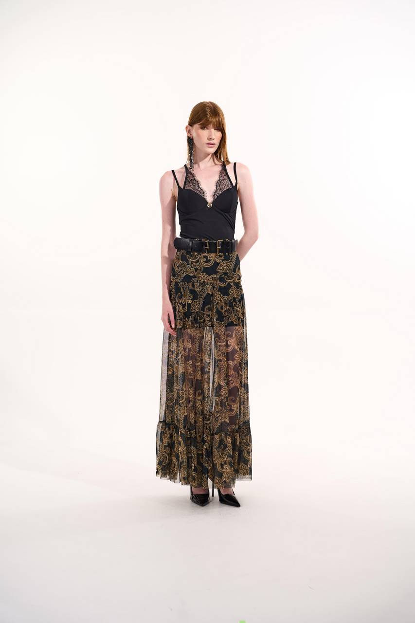 Saia Maxi Midi Estampa Paisley - Estampa Paisley SAI0054PAISL