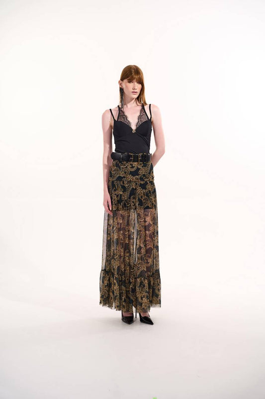 Saia Maxi Midi Estampa Paisley - Estampa Paisley SAI0054PAISL