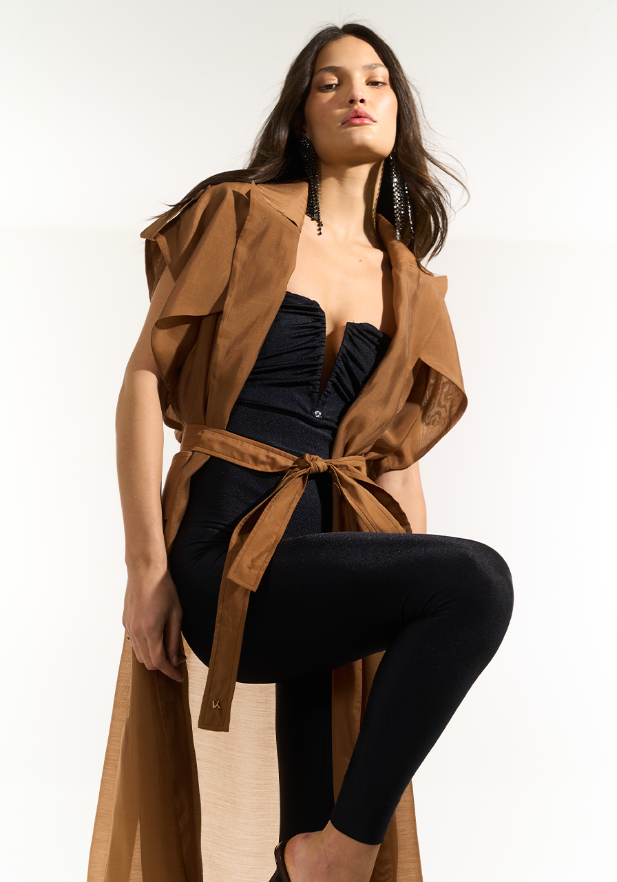 Casaco Trench Coat - Caramelo CAS0021CAR