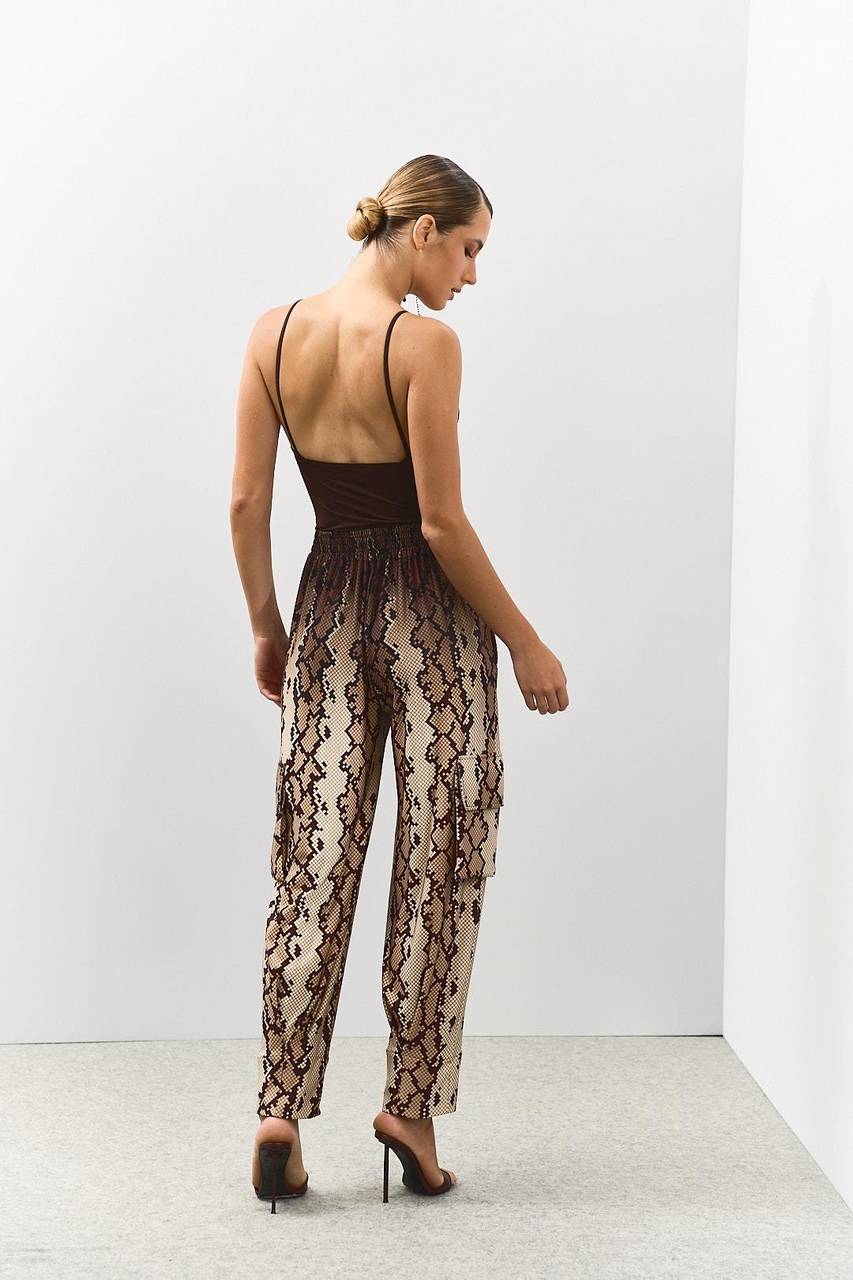 Blusa Alça Fina Bojo Drapê - Marrom BLU0087MRO