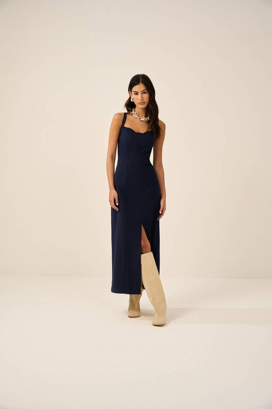 Vestido Alfaiataria Viscose - Marinho VES0008MAR