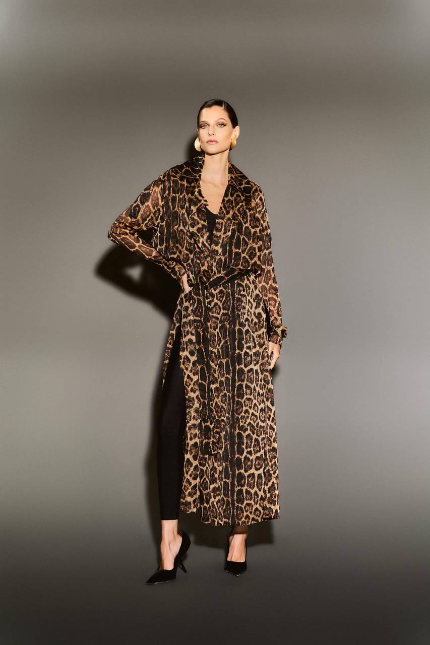 Casaco Trenchcoat - Animal Print Onça CAS0010ANI