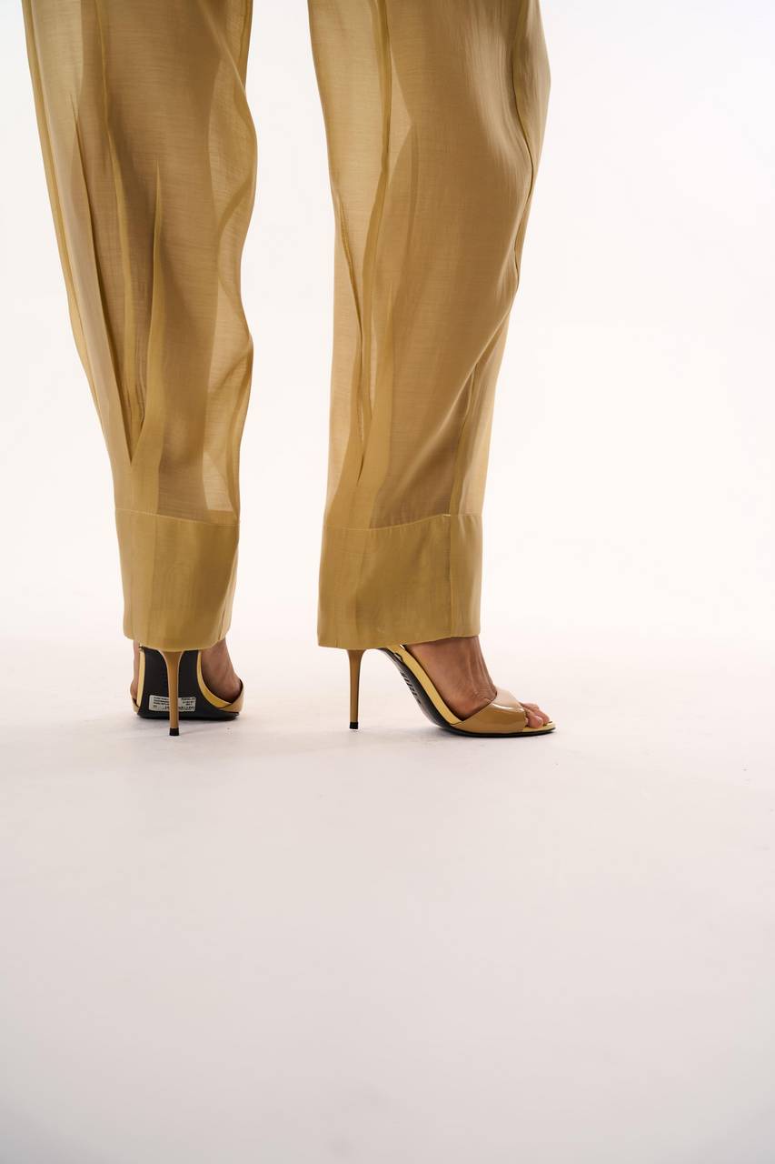Calça Slouch Organza - Banoffe CAL0122- BANOFFE