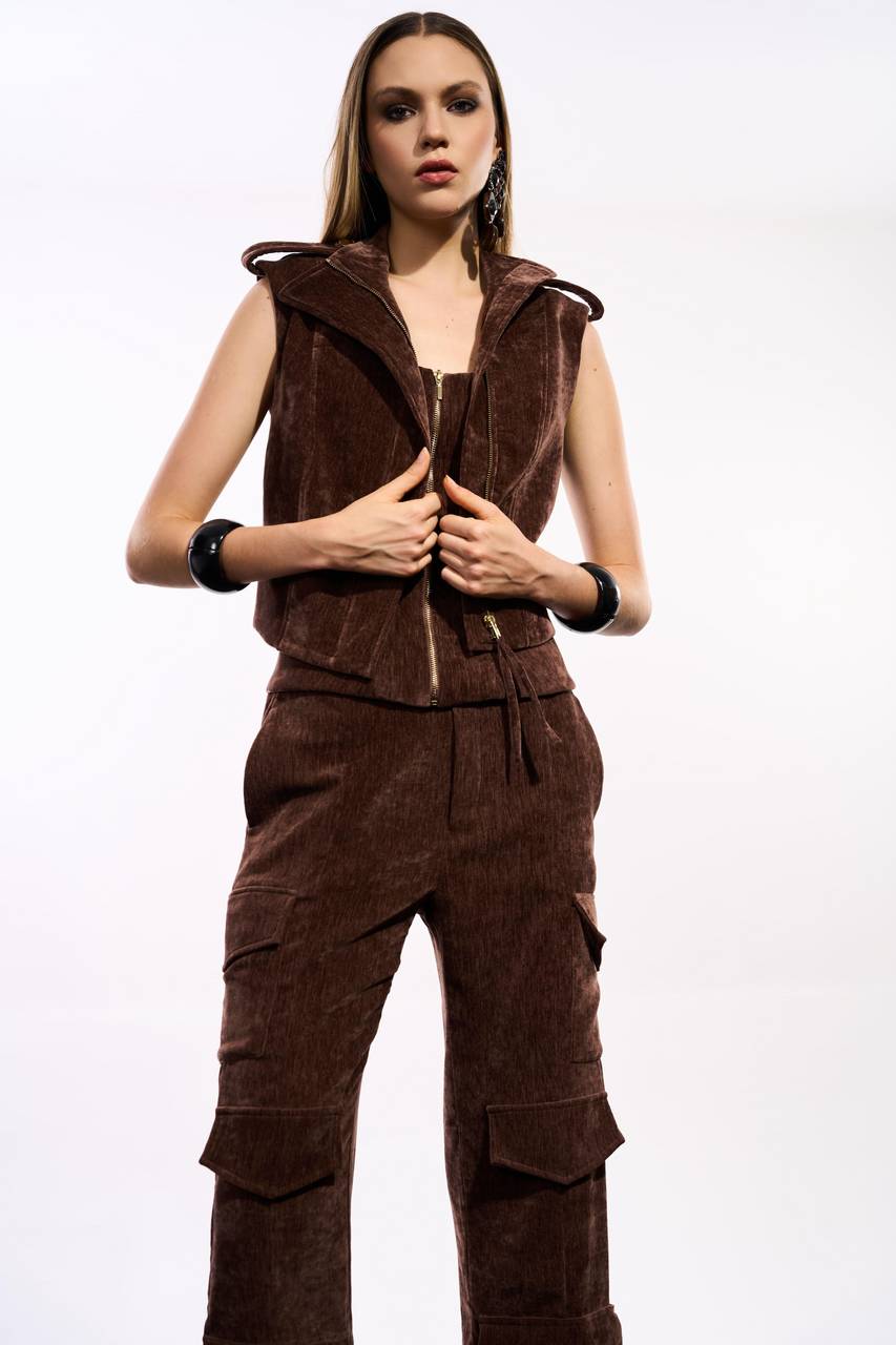 Colete Max Gola - Marrom COL0026MRO