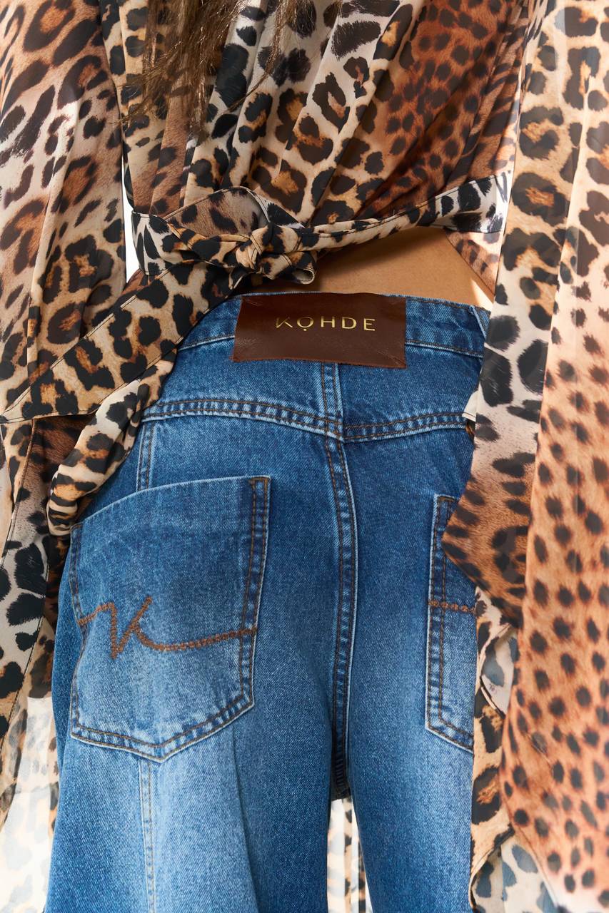 Calça Jeans Cós Transpassado - Jeans CAL0204JEA