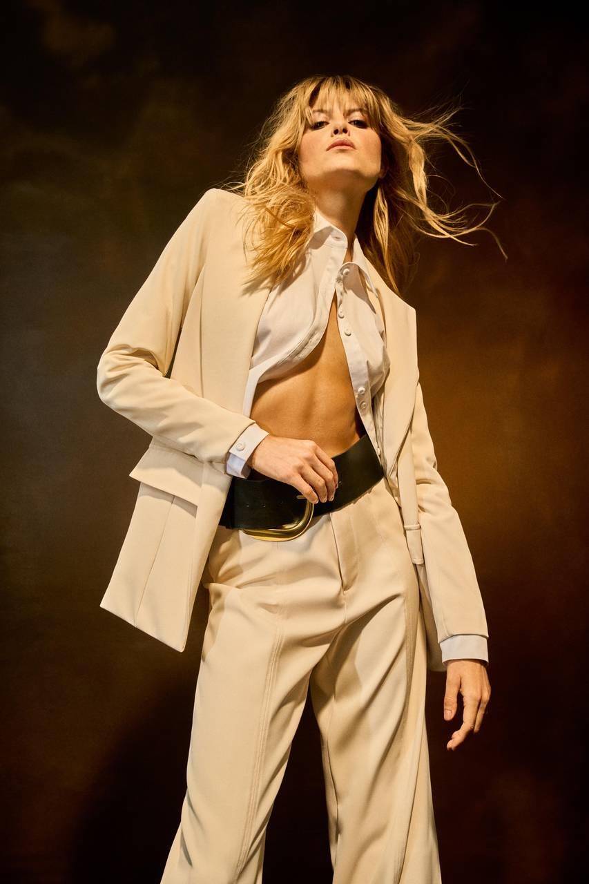 Blazer Maxi Crepe - Vanila BLZ0003VAN