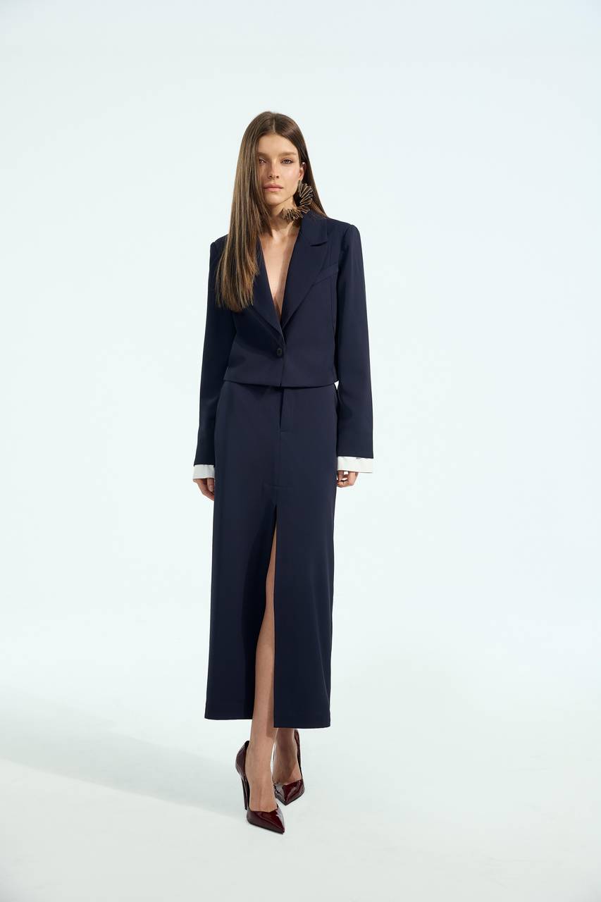 Blazer Box Cropped - Marinho BLZ0012MAR