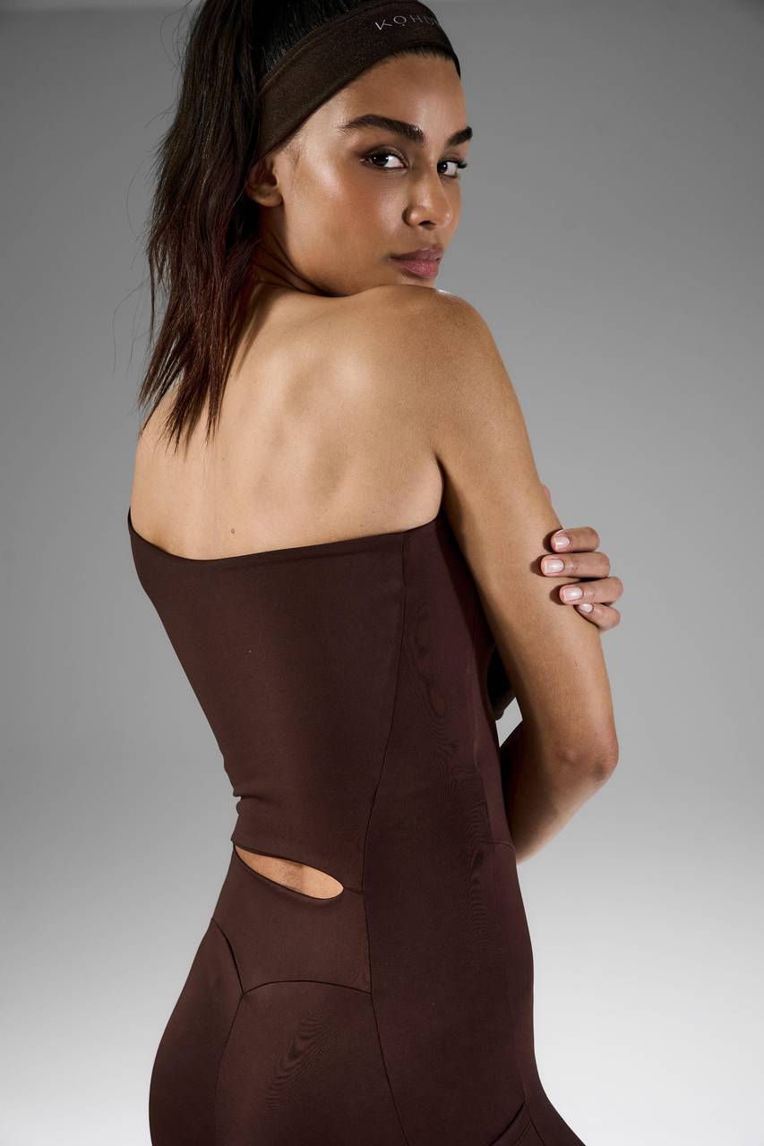 Macacao Ombro Só Power - Marrom MAC0022MRO