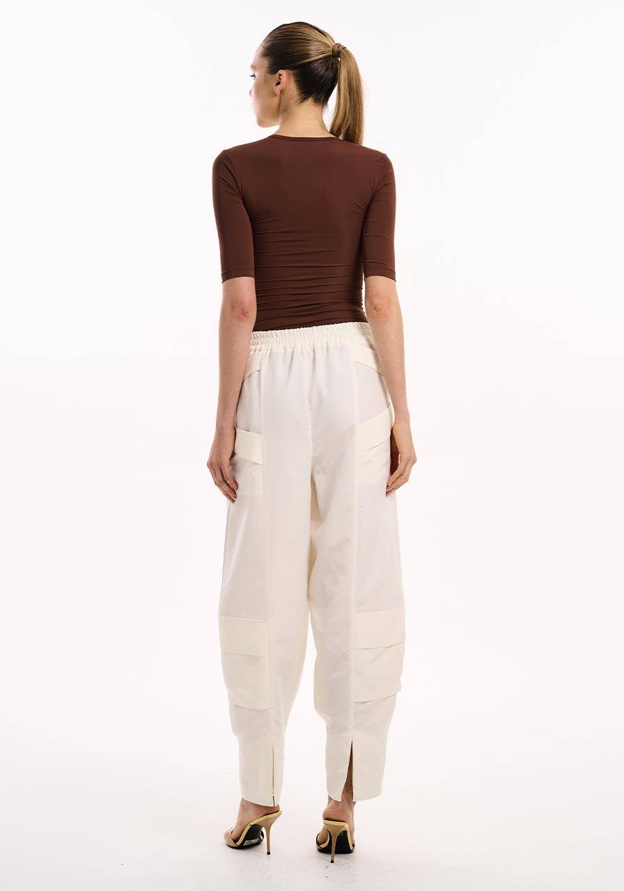 Calça Slouchy Memory - Off White CAL2113OFF