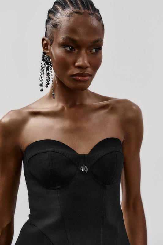 Top Corselet Estruturado - Preto TOP0057PTO