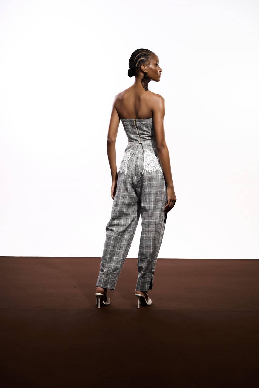 Top Corselet Renda - Xadrez TOP0061XAD