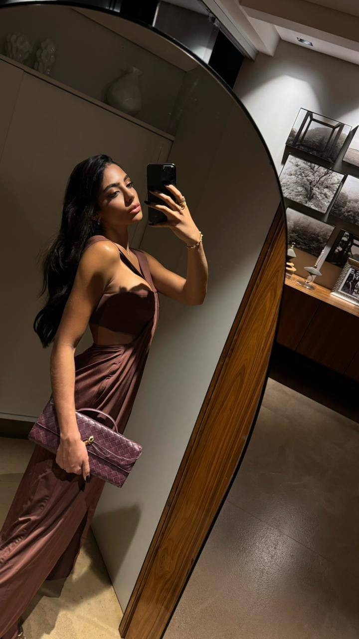 Vestido Tqc Bojo Drape - Marrom VES2046MRO