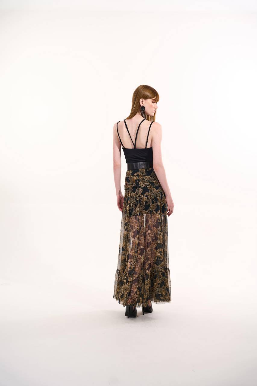 Saia Maxi Midi Estampa Paisley - Estampa Paisley SAI0054PAISL