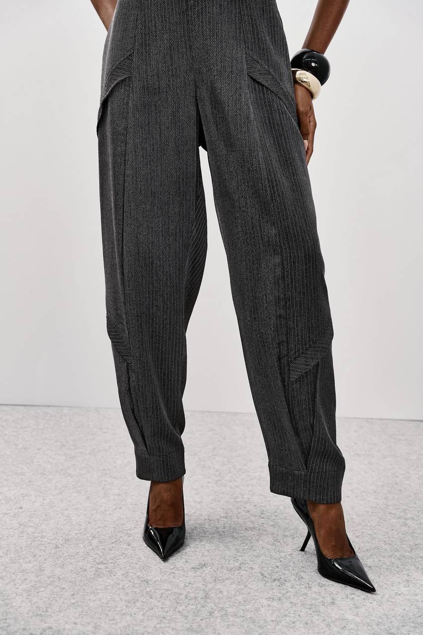 Macacão Tqc Tiras Costas Chevron - Chumbo MAC0039CHU