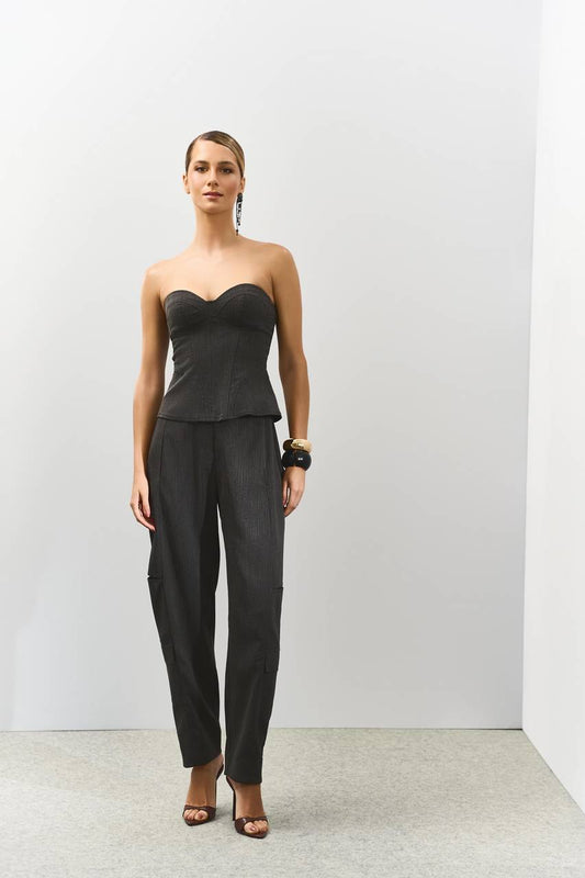 Calça Slouchy Cropped - Chumbo CAL0108CHU