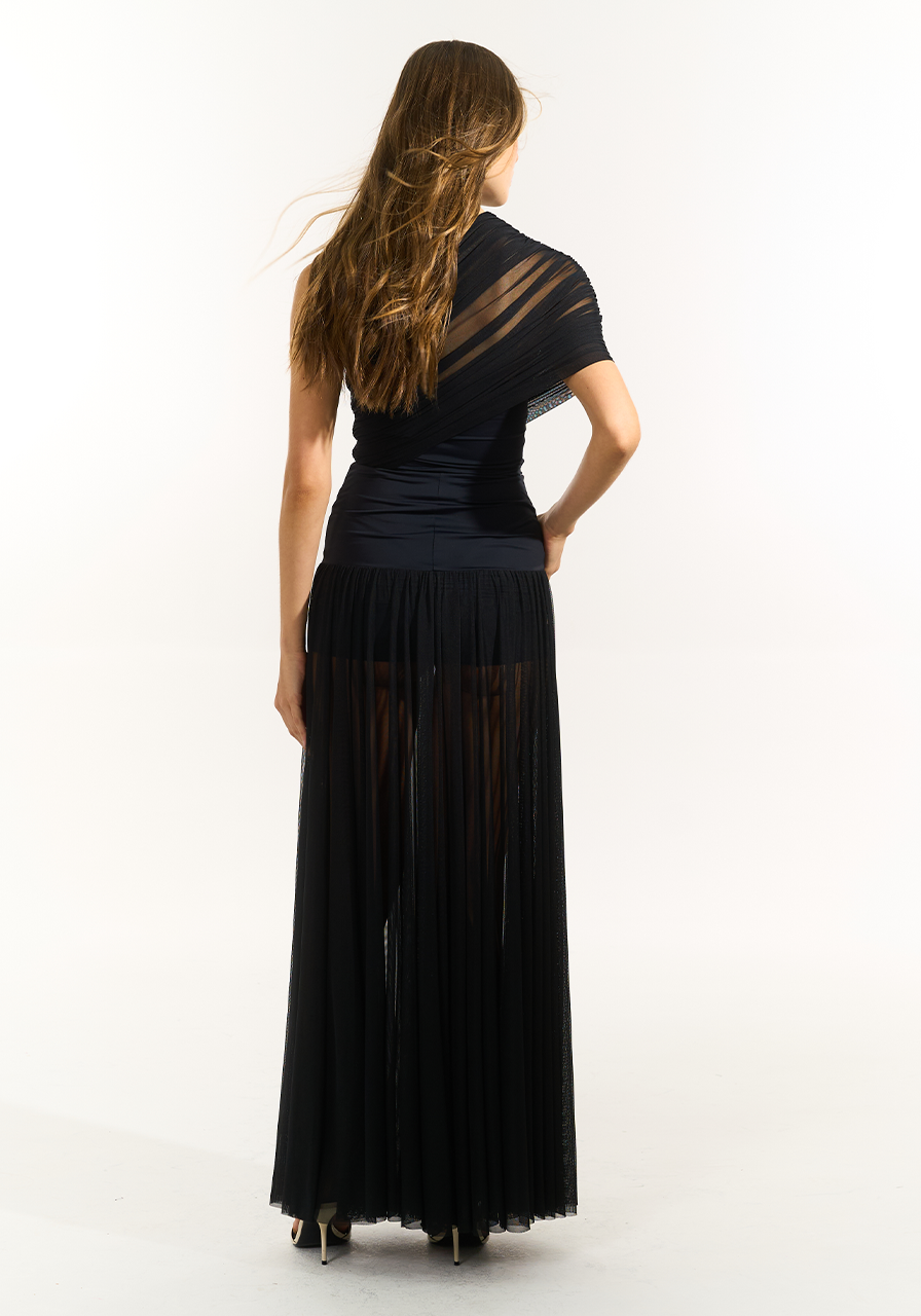 Saia Longa Tule - Preto SAI0058PTO