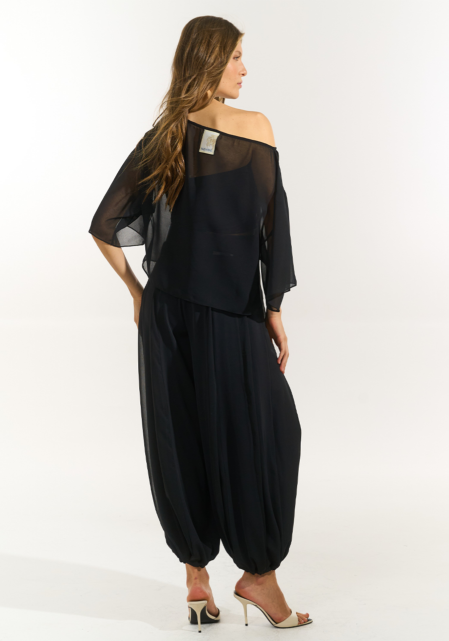 Calça Com Negas - Preto CAL0174PTO