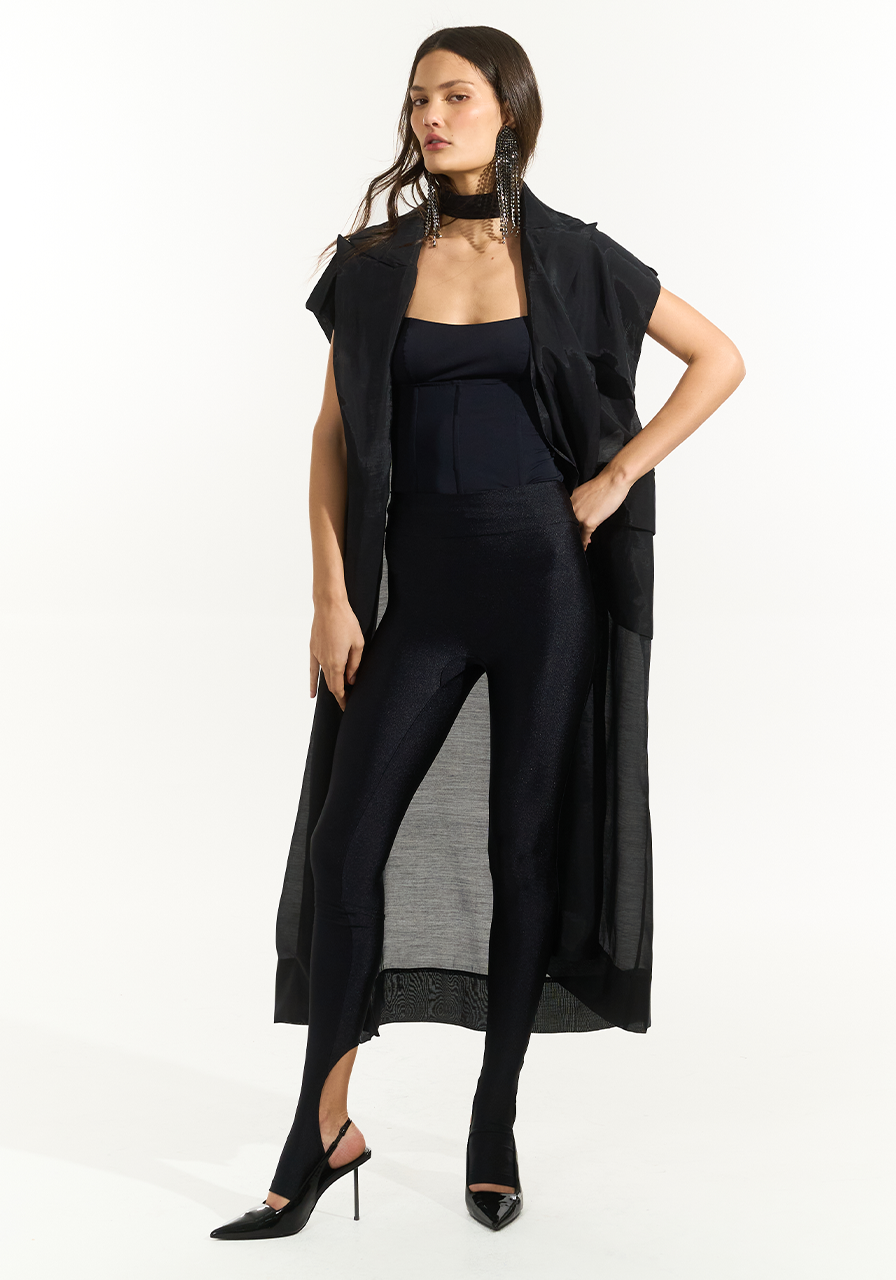 Casaco Trench Coat - Preto CAS0021PTO