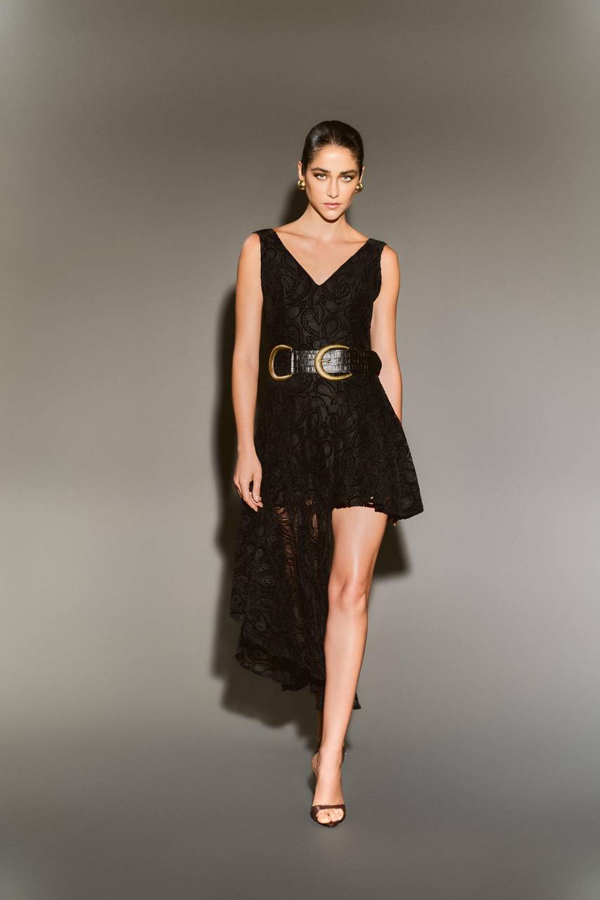 Vestido Curto Lateral Jabout - Preto VES0076PTO