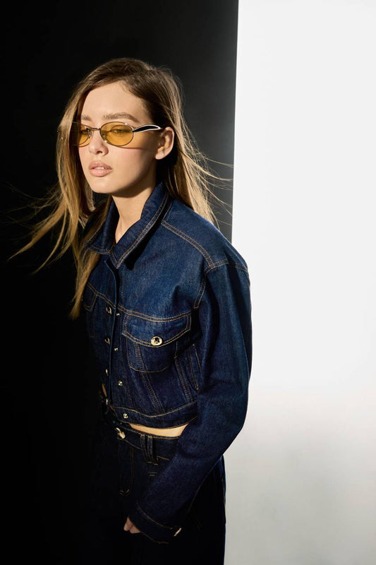 Jaqueta Botões - Jeans Escuro JAQ0003