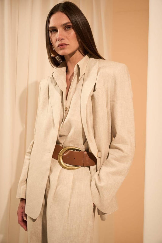 Blazer Linho - Natural BLZ2003