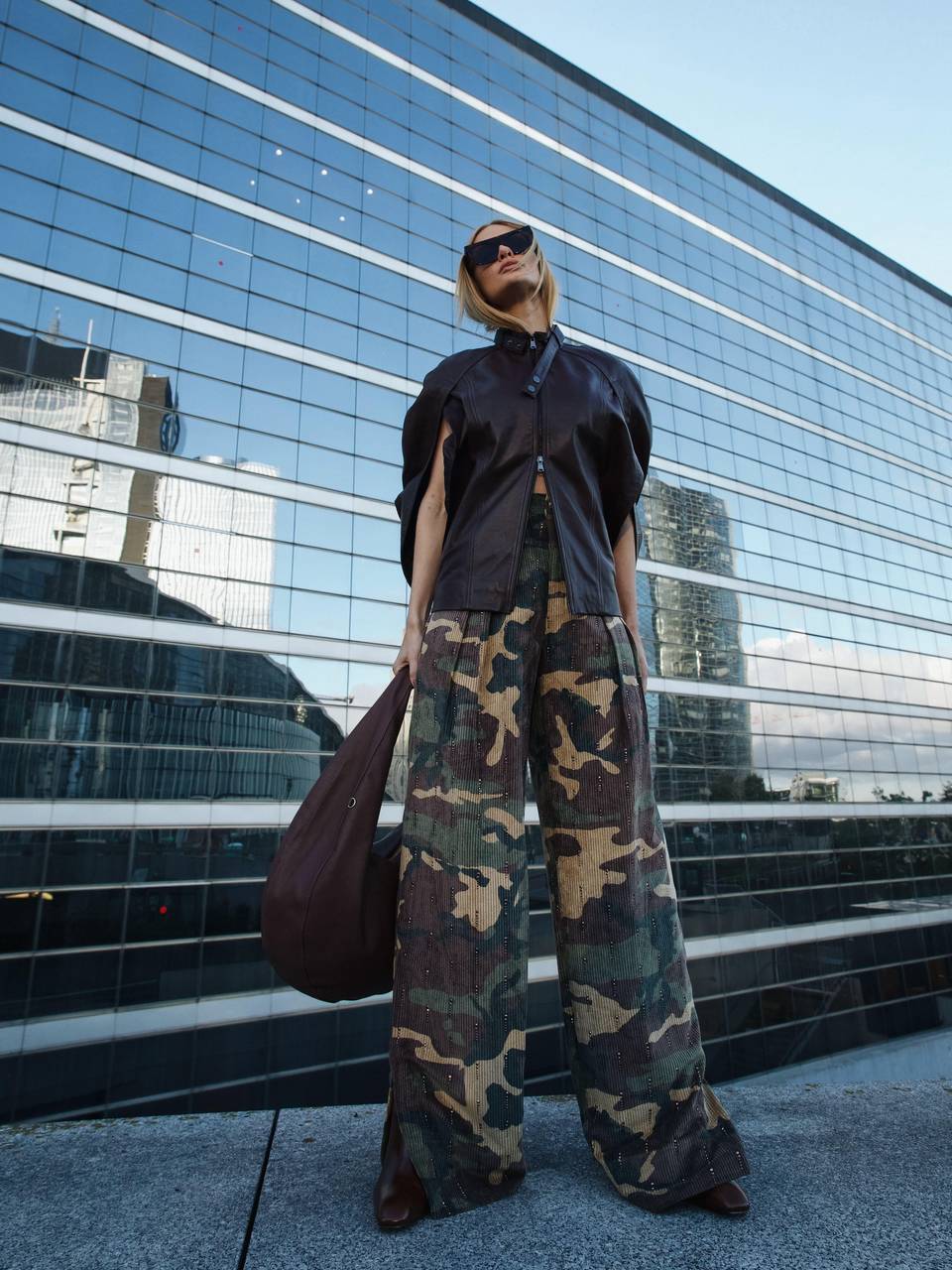 Calça Slouch Camuflado Aplicação - Camuflado CAL2040-CAM