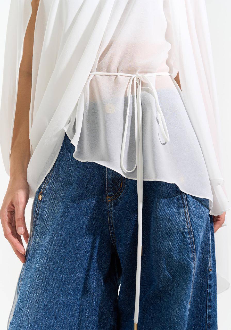 Blusa Manga Ampla - Off White BLU0147OFF