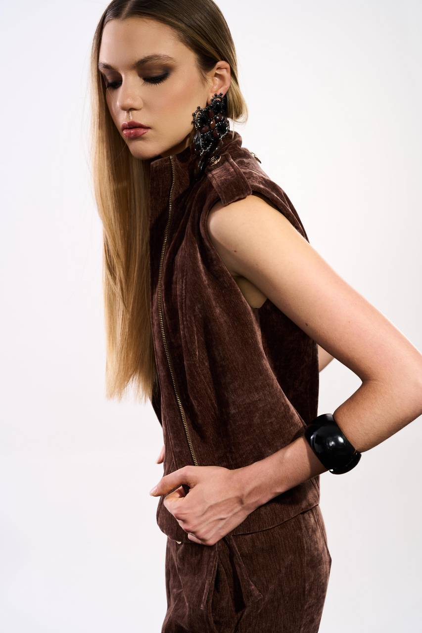 Colete Max Gola - Marrom COL0026MRO