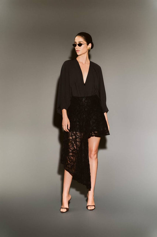 Saia Pregas Lateral Jabout - Preto SAI0033PTO