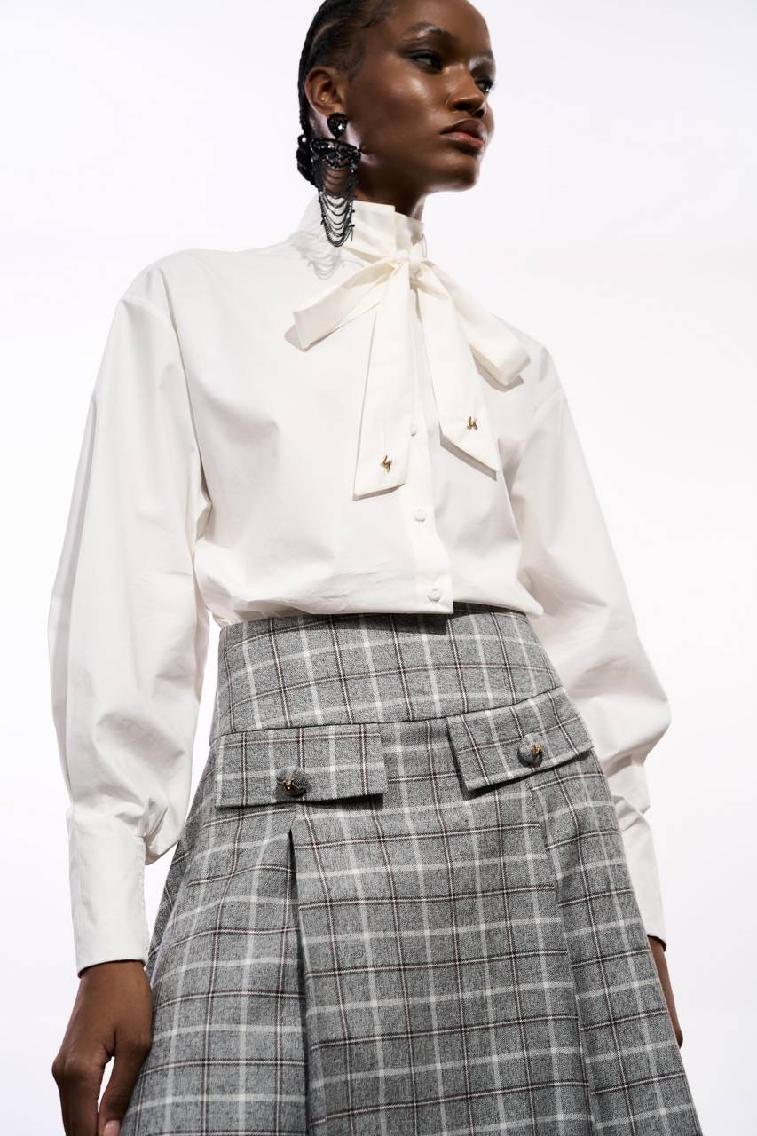 Saia Assimétrica Xadrez - Xadrez SAI0050XAD