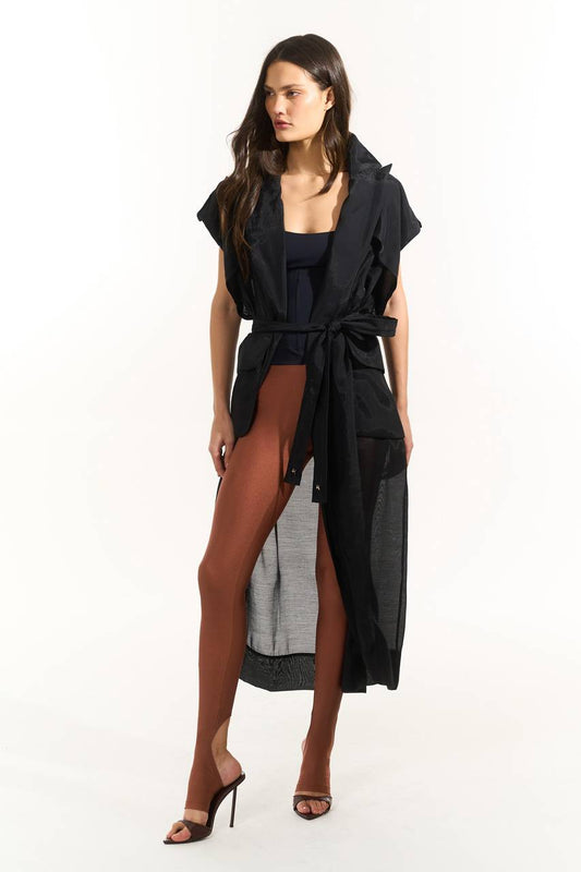 Casaco Trench Coat - Preto CAS0021PTO