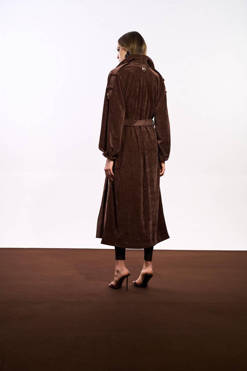 Trench Coat Soft - Marrom CAS0009MRO