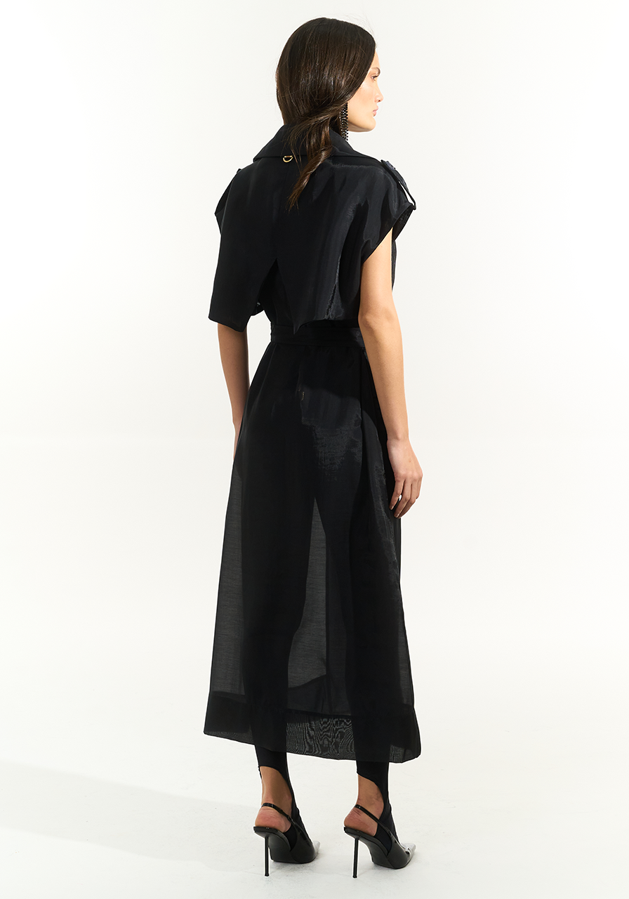 Casaco Trench Coat - Preto CAS0021PTO