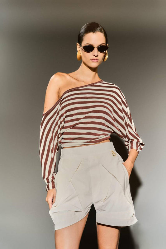 Short Nylon Tiras - Off White SHO0014OFF